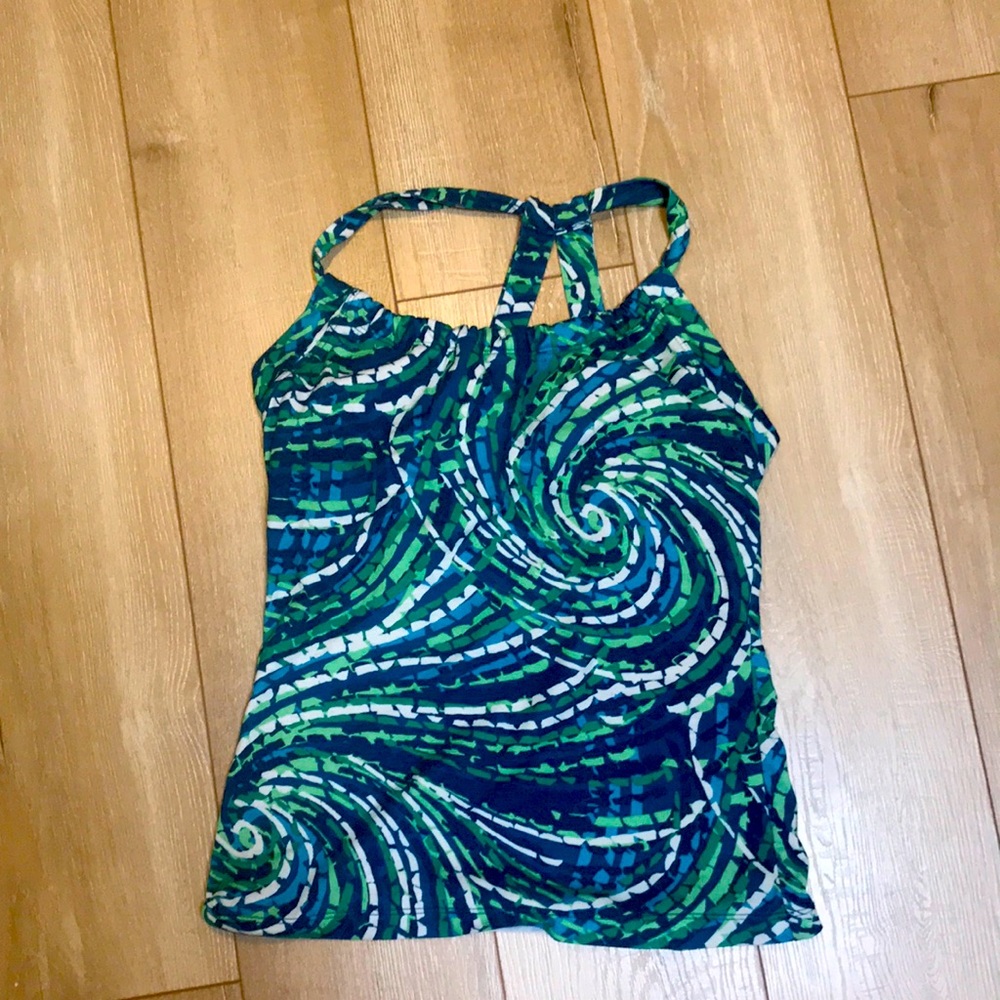 Beautiful teal Prana yoga top